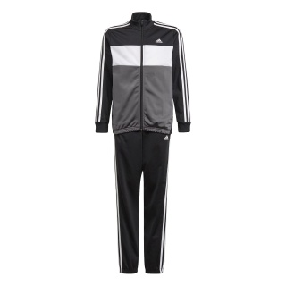 adidas Trainingsanzug Essentials Tricot (100% Polyester) schwarz/weiss Jungen